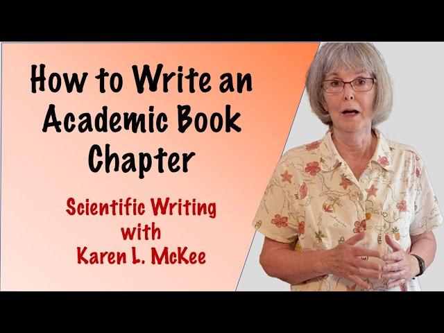 How to Write an Academic Book Chapter