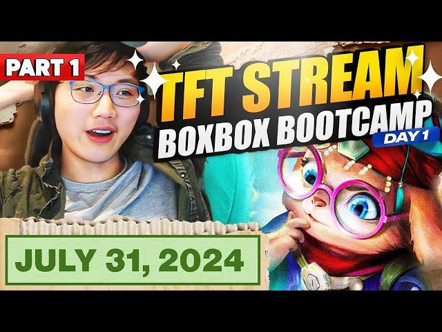 Part 1: BoxBox Bootcamp Day 1 | Full Set 12 TFT Stream | Patch 14.15