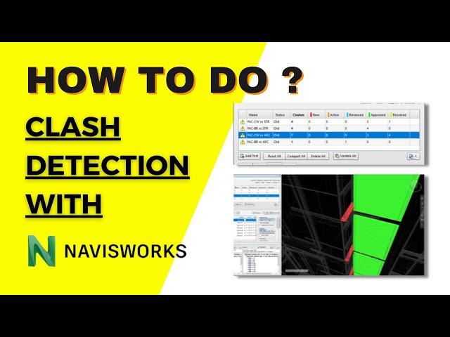 Navisworks Tutorials : How to use clash detection of your Revit model