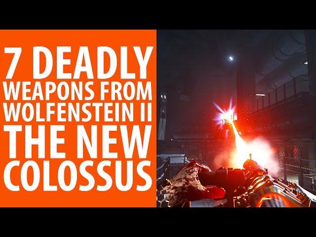 7 deadly weapons from Wolfenstein 2: The New Colossus