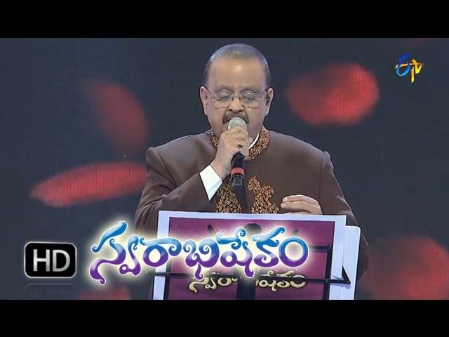 Chilaka E Thodu Leka Song   SP Balasubrahmanyam Performance in ETV Swarabhishekam   1st Nov 2015