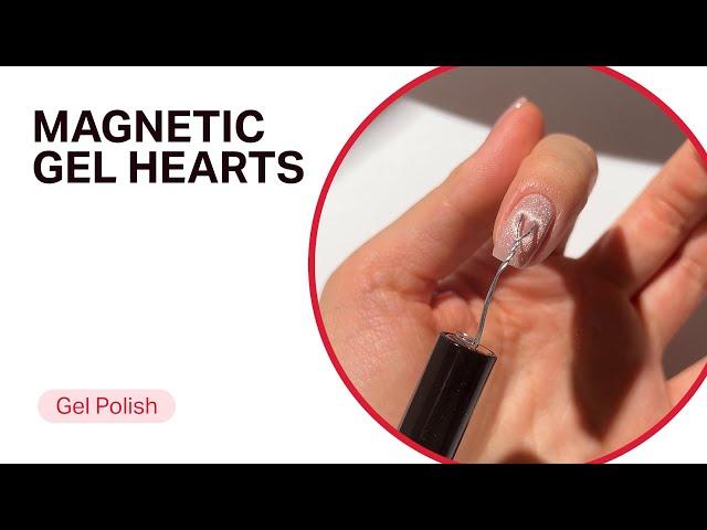 How to Create Velvet Magnetic Heart Nails | DIY Nail Art Tutorial