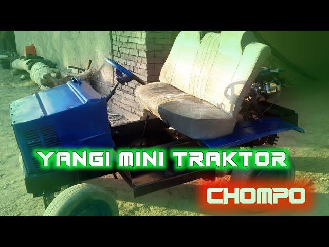 #минитрактор #минимашина #трактор  Mini traktor Qo'lda yasalgan minitraktorlar Takatak Chompo