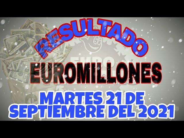 RESULTADO EUROMILLONES DEL MARTES 21 DE SEPTIEMBRE DEL 2021 €49,000,000 /LOTERÍA DE EUROPA/