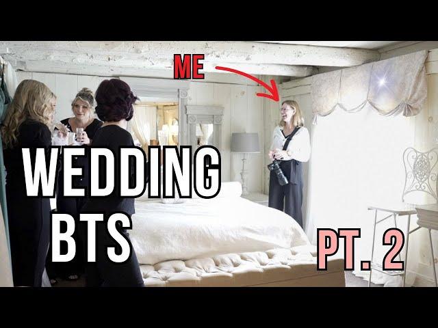 Part 2 | Watch me photograph a real wedding, bridal getting ready