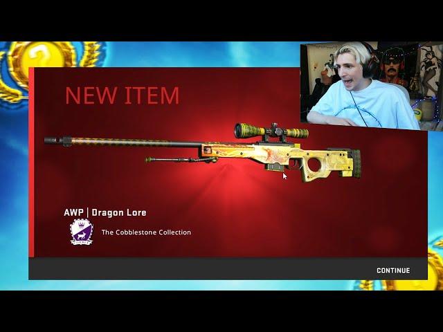 He got a RARE AWP Dragon Lore with just 10% chance..