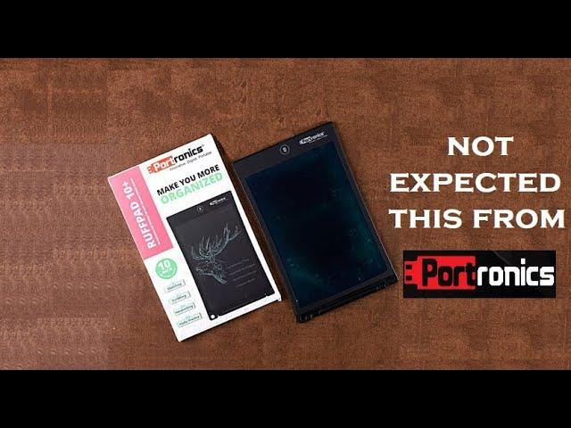 Portronics RuffPad 10+ UnBoxing | LCD Writing Tablet | Portronics RuffPad Writing Pad| Digital Slate