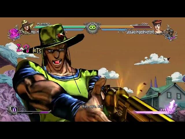 Hol Horse Actually Has a Combo | JoJo's Bizarre Adventure All Star Battle R