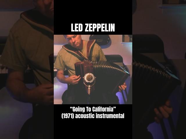 Led Zeppelin "Going to California" (1971) acoustic instrumental