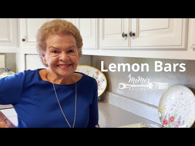 Meme's Recipes | Lemon Bars