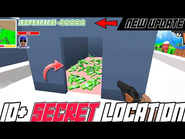 Dude Theft Wars All Secret Money Location 2025 | How To Get Unlimited Money In Dude Theft Wars