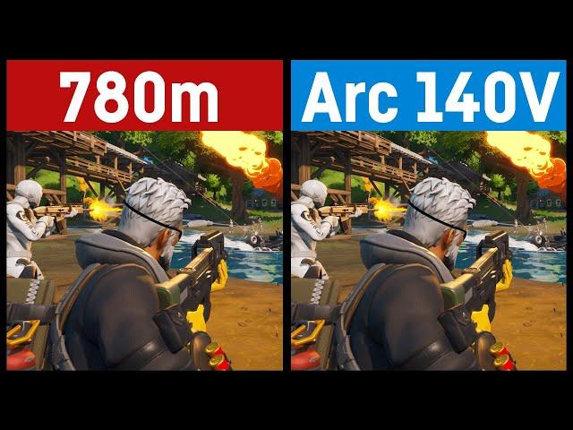 AMD Radeon 780M vs. Intel Arc 140V (Core Ultra 7 258V)