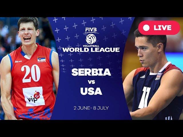 Serbia v USA - Group 1: 2017 FIVB Volleyball World League