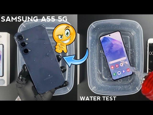 Samsung A55 5G iP67 Water Test | Galaxy A55 is Actually Waterproof Or Not?