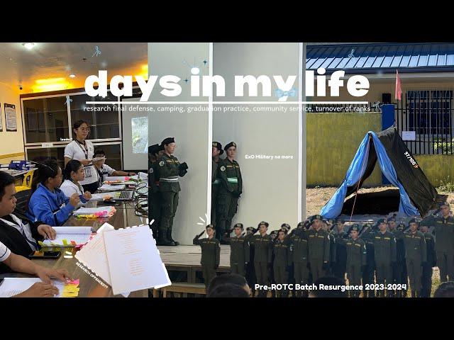 days in my life | shs diaries  | philippines #lastburak