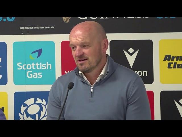 Gregor Townsend : "Je pense qu'ils auraient aussi pu gagner de 40 ou 50 points contre l'Angleterre"