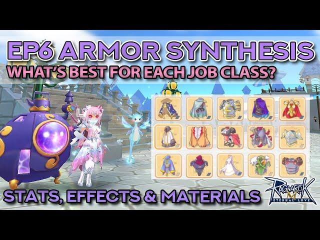 ALL NEW EP. 6 ARMOR SYNTHESIS FEATURE! 22 NEW ARMORS!