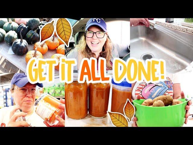  IT'S FALL! WEEKEND PREP GET IT ALL DONE  HOMEMADE MARINARA SAUCE + ALDI SHOP WITH ME @Jen-Chapin