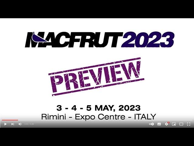 Macfrut 2023 preview