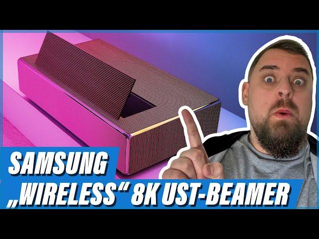 SAMSUNG PREMIERE 8K UST-BEAMER mit drahtloser Anschluss-Box (CES 2024)