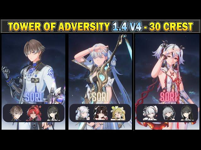 [NEW ToA] Tower of Adversity 1.4 Phase 4 - 30 Crest- Xiangli Yao, Jinhsi, Camellya | Wuthering Waves