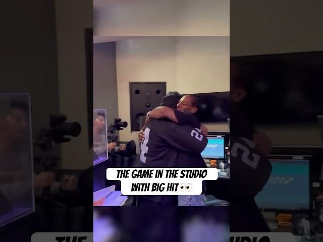 The Game and Big Hit in the studio think they may be cooking something #thegame #bighit #Studio #rap