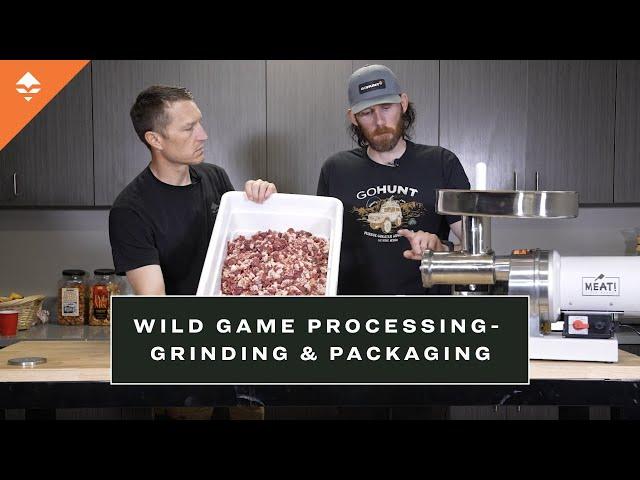 How To Grind & Package Wild Game Meat Into Hamburger