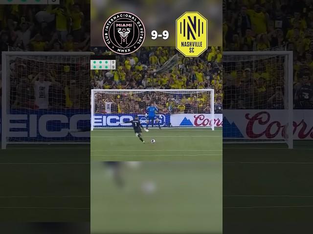 The most insane penalty shootout  Inter Miami vs Nashville SC - Leagues Cup Final #messi