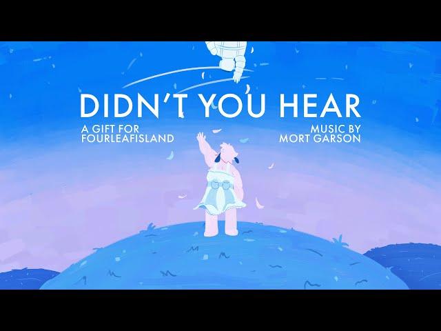 Mort Garson - Didn't You Hear? [Lyric Video] | [Laika's Comet]
