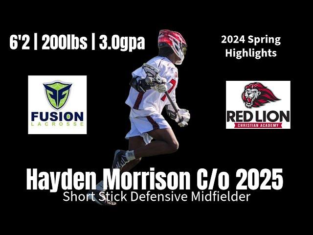 Hayden Morrison 2024 Spring Highlights