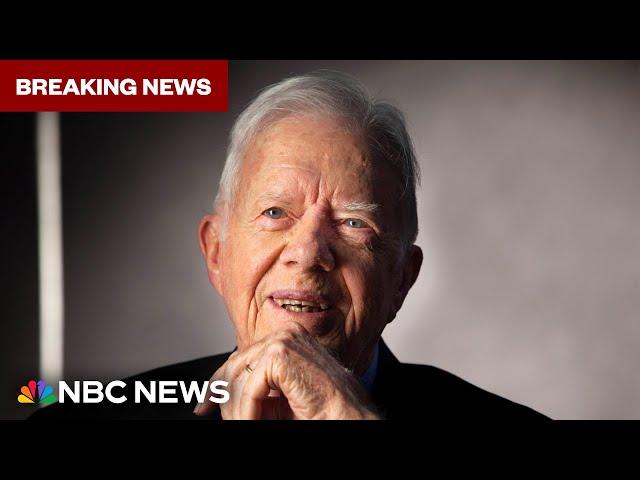 WATCH: Former President Jimmy Carter dies at 100 years old | NBC News