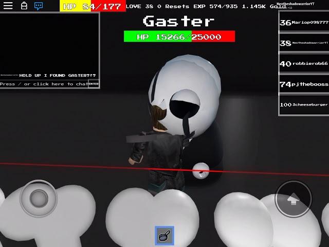 I found gaster on undertale monster mania!