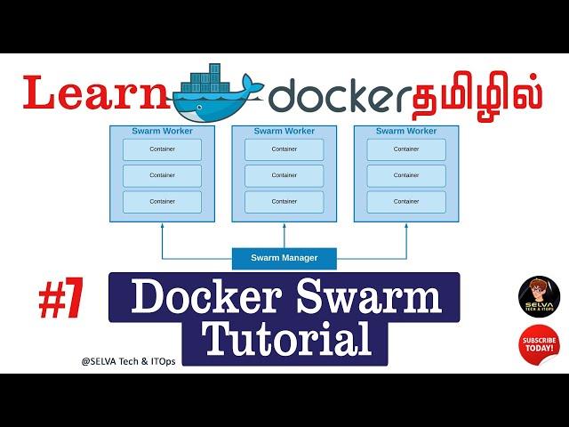 Docker in Tamil - 07 | Docker Swarm Tutorial | Docker Tutorial for Beginners