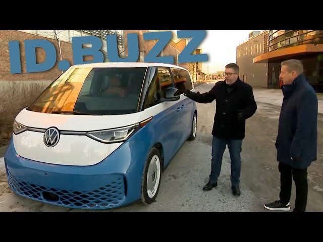 Le VW ID.BUZZ en hiver avec Richard Turcotte