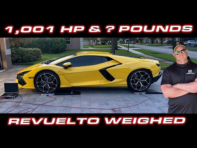 MAKE CARS LIGHT AGAIN!  * I put my Lamborghini Revuelto on the scales