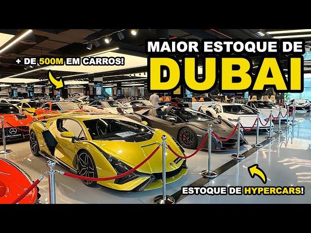 Onde os BILIONÁRIOS de DUBAI compram HYPERCARS! O Estoque insano da F1RST MOTORS em DUBAI!