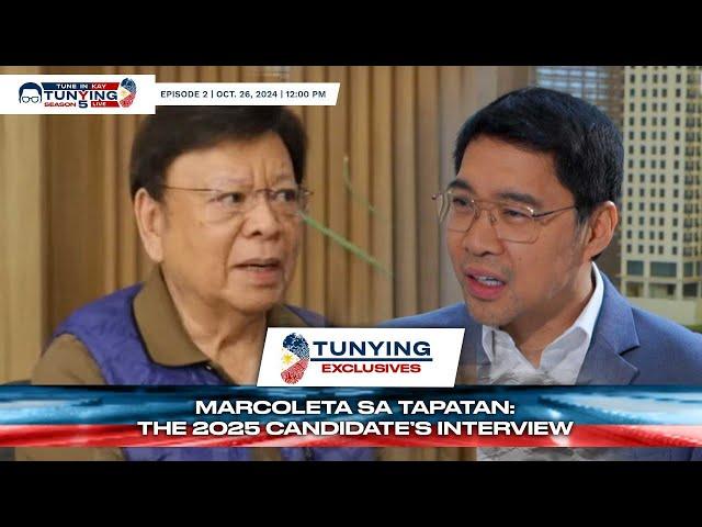 MARCOLETA SA TAPATAN: THE 2025 CANDIDATES’ INTERVIEW