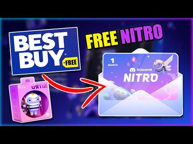 Best Buy X Discord Nitro FREE FOR EVERYONE (1MONTH NITRO)