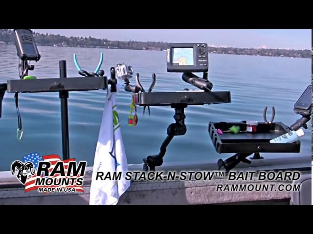 RAM Stack N Stow™ Bait Board Mounting Options