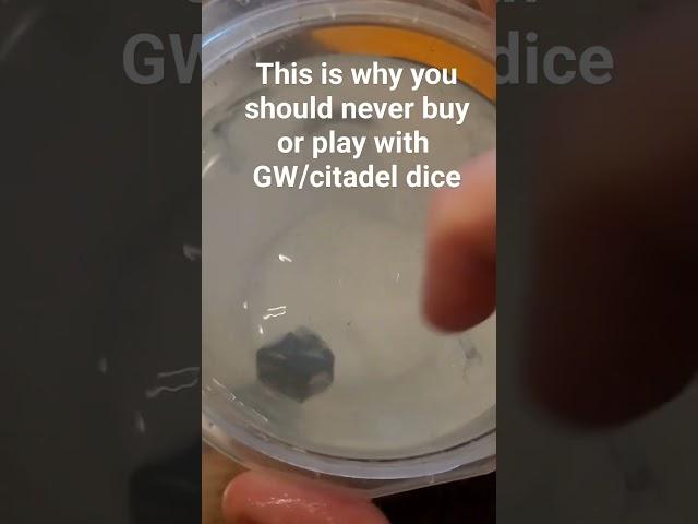 GW/citadel dice are not balanced