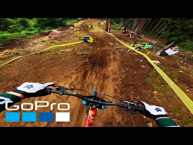 GoPro: Jackson Goldstone’s Insane World Cup Winning Run | Raw POV - '23 UCI MTB Finals, Val Di Sole