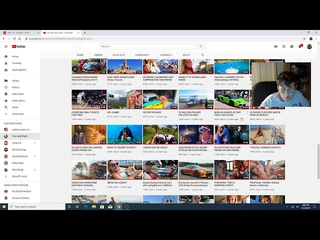 The history of the trev and chels youtube channel