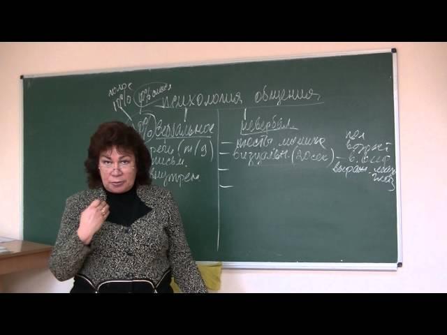 Невербальное общение. Психолог Наталья Кучеренко, лекция №06.