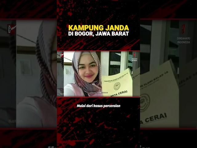 Ada Kampung Janda Di Bogor Jawa Barat