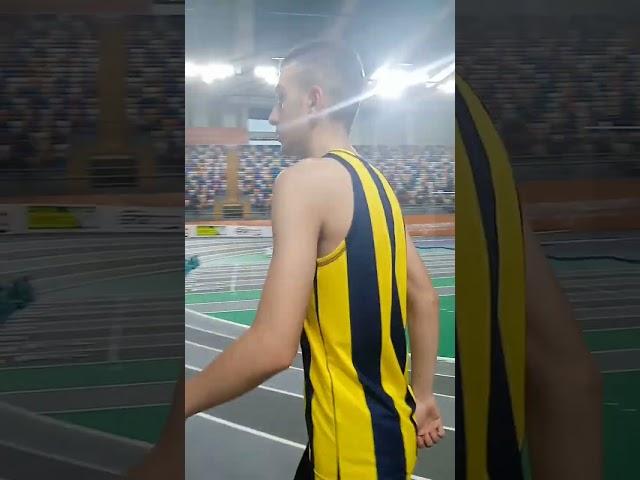 U18 Türkiye Salon Şampiyonası Erkekler 1500 metre serileri