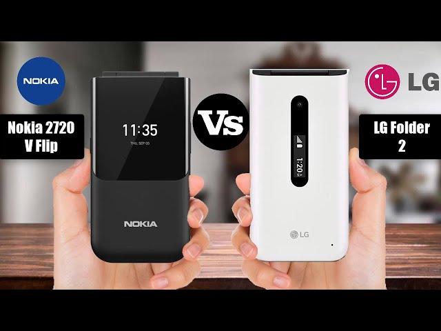 Nokia 2720 V Flip vs LG Folder 2