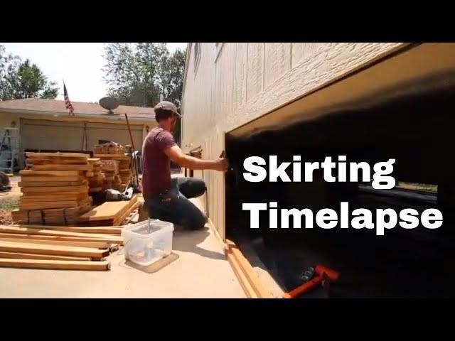 Single Wide Skirting Timelapse - Home Nation