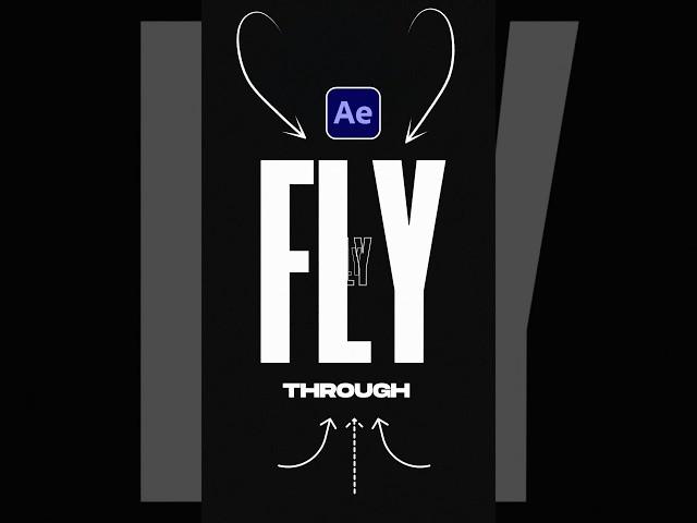 Create "Fly-Through" Motion Graphic Text Tunnel in After Effects