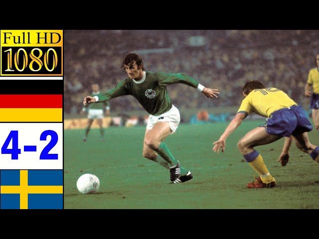 Germany 4-2 Sweden world cup 1974 | Full highlight | 1080p HD