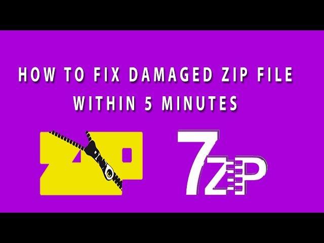 How to fix Corrupted or Damaged zip file I Repair Corrupted Archive ZIP or RAR file I Winrar